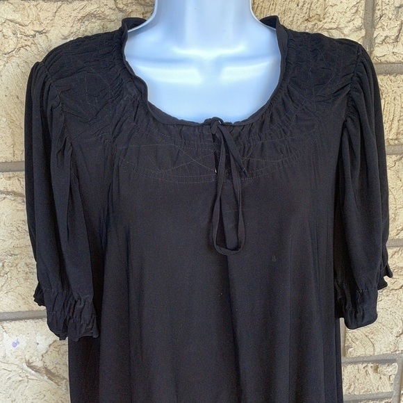 Tunic Top Blouse casual career business Size Med Loose Fit Oversized - Picture 5 of 10